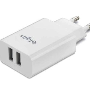 CARREGADOR DE TOMADA COM 2 SAIDA USB 5V 2.1A, BIVOLT