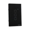 INTERRUPTOR SMART ZIGBEE TOUCH 3 PRETO EZS 1003 4850049 - Image 2