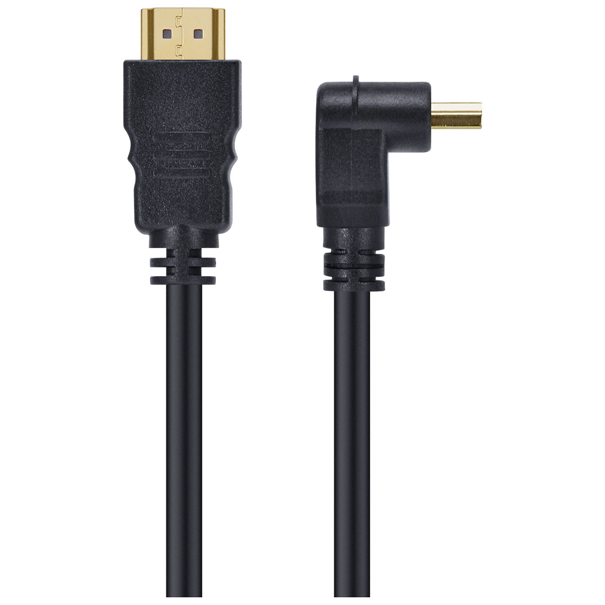 CABO HDMI 2.0 4K ULTRA HD 3D CONEXÃO ETHERNET COM 01 CONECTOR 90º 3 METROS - H2090-3 - Imagem 2