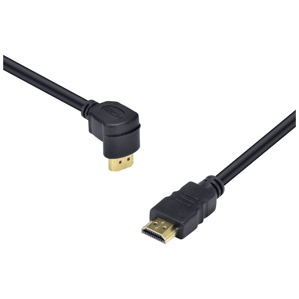 CABO HDMI 2.0 4K ULTRA HD 3D CONEXÃO ETHERNET COM 01 CONECTOR 90º 3 METROS - H2090-3 - Imagem 3