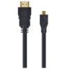 CABO HDMI 2.0 PARA MICRO HDMI 4K ULTRA HD 3D CONEXÃO ETHERNET 2 METROS - H20MC-2 - Imagem 3