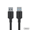 CABO DE DADOS USB A 3.0 MACHO PARA USB A 3.0 MACHO 28AWG PURO COBRE 2 METROS - PUAM3-2 - Image 2
