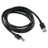 CABO DE DADOS USB A 3.0 MACHO PARA USB A 3.0 MACHO 28AWG PURO COBRE 2 METROS - PUAM3-2 - Image 4