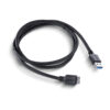 CABO PARA HD EXTERNO USB A 3.0 MACHO PARA MICRO USB B 3.0 (10 PINOS) MACHO 28AWG PURO COBRE 1 METRO - PUAMCM3-1 - Imagem 6