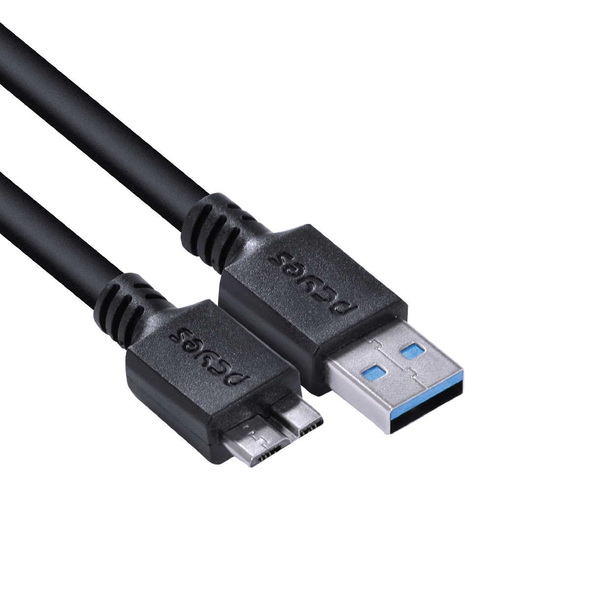 CABO PARA HD EXTERNO USB A 3.0 MACHO PARA MICRO USB B 3.0 (10 PINOS) MACHO 28AWG PURO COBRE 2 METROS - PUAMCM3-2 - Imagem 5
