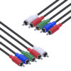 CABO 5 RCA MACHO PARA 5 RCA MACHO VIDEO COMPONENTE 2 METROS - P5R-2 - Image 2