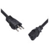 CABO DE FORÇA TRIPOLAR PARA FONTE 3X0,75 MM 250V - 1,2MTS (10 UN) - Imagem 2