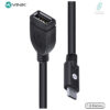 CABO USB TIPO C X EXTENSOR USB A FÊMEA 2.0 1.8 METROS - C20UAF-2 - Image 2