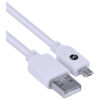 CABO USB X MICRO USB A 2.0 2M BRANCO MUSB-2 - Imagem 4