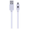 CABO USB X MICRO USB A 2.0 2M BRANCO MUSB-2 - Imagem 5