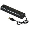 HUB USB 2.0 7 PORTAS COM CABO E LED INDICADOR - HUV-40 - Image 4