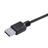 CABO USB A 2.0  PARA USB TIPO C PARA CELULAR SMARTPHONE 50CM PRETO - PUACP-05 - Image 4
