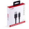 CABO USB A 2.0  PARA USB TIPO C PARA CELULAR SMARTPHONE 50CM PRETO - PUACP-05 - Image 8