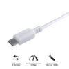 CABO PARA CELULAR SMARTPHONE USB A 2.0  PARA USB TIPO C 50 CM BRANCO - PUACB-05 - Image 3