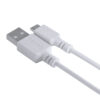 CABO PARA CELULAR USB A 2.0 PARA USB TIPO C 1 METRO BRANCO - PUACB-01 - Image 6