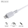 CABO PARA IPHONE ORIGINAL USB A 2.0 PARA LIGHTNING COM CERTIFICADO MFI 50 CM BRANCO - PUALB-05 - Image 3