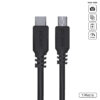 CABO USB TIPO C PARA MINI USB B 2.0 PARA TYPE C TIPO C 1 METRO PRETO - PUCMBP-1 - Image 2