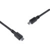 CABO USB TIPO C PARA MINI USB B 2.0 PARA TYPE C TIPO C 1 METRO PRETO - PUCMBP-1 - Image 5