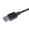 CABO PARA CELULAR SMARTPHONE MICRO USB PARA USB A 2.0 1 METRO PRETO - PMUAP-1 - Image 4