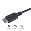 CABO PARA IMPRESSORA USB TIPO C PARA USB B 2.0 1 METRO PRETO - PUCBP-1 - Imagem 3