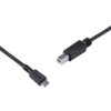 CABO PARA IMPRESSORA USB TIPO C PARA USB B 2.0 1 METRO PRETO - PUCBP-1 - Imagem 5