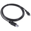 CABO PARA IMPRESSORA USB TIPO C PARA USB B 2.0 1 METRO PRETO - PUCBP-1 - Imagem 6