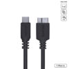 CABO PARA HD EXTERNO USB TIPO C PARA MICRO USB B 3.0 1 METRO PRETO - P3UCMBP-1 - Image 2