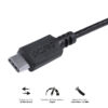 CABO PARA HD EXTERNO USB TIPO C PARA MICRO USB B 3.0 1 METRO PRETO - P3UCMBP-1 - Image 3