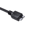 CABO PARA HD EXTERNO USB TIPO C PARA MICRO USB B 3.0 1 METRO PRETO - P3UCMBP-1 - Image 4