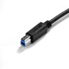CABO PARA IMPRESSORA E HD EXTERNO USB A 3.0 MACHO PARA USB B 3.0 MACHO 28AWG PURO COBRE 3 METROS - PUABM3-3 - Imagem 9