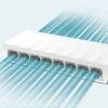SWITCH DE MESA C/ 8 PORTAS FAST 10/100MBPS LS1008 SMB IMPORTADO - Image 4