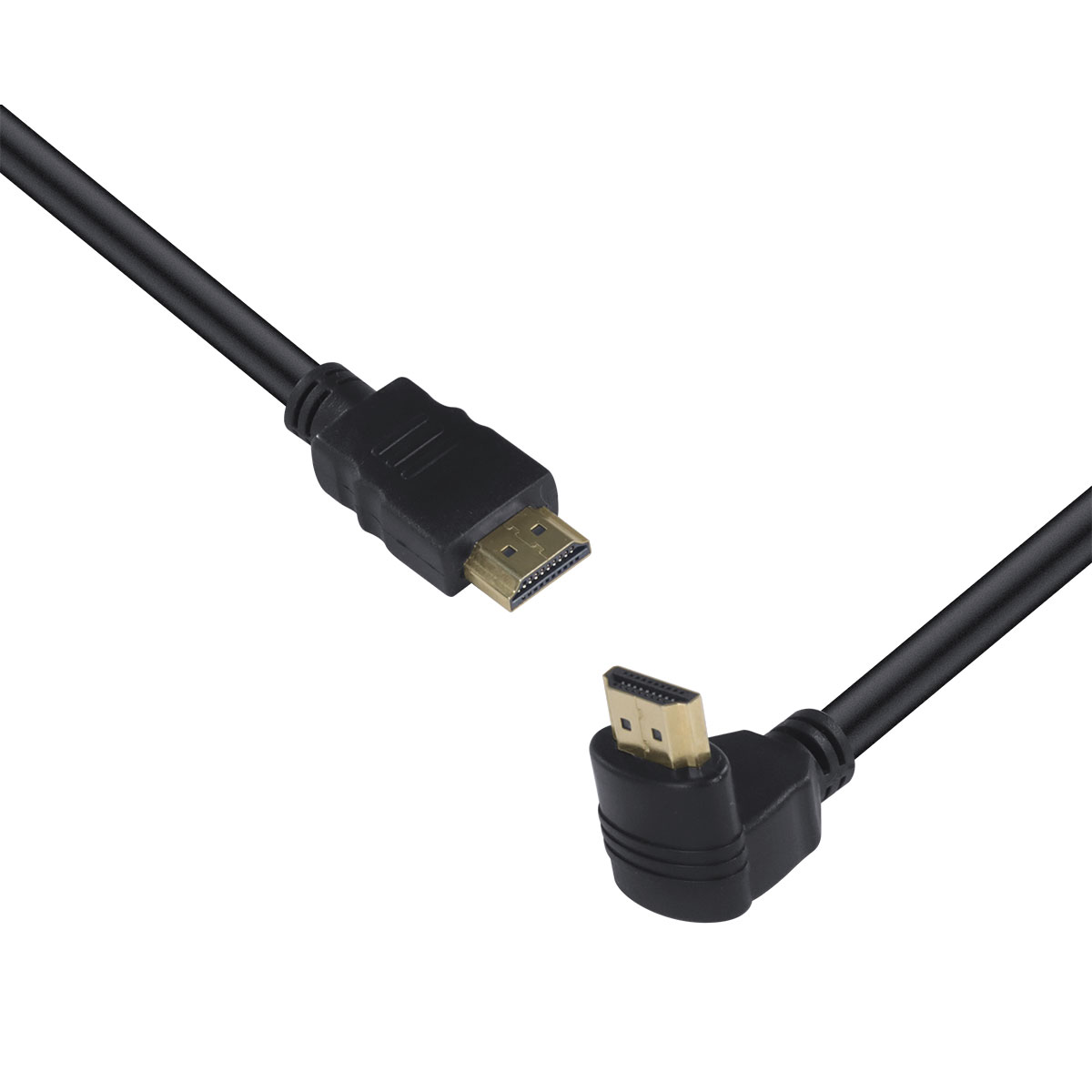 CABO HDMI 2.0 4K ULTRA HD 3D CONEXÃO ETHERNET COM 01 CONECTOR 90º 10 METROS - H2090-10 - Imagem 4