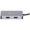 HUB USB TIPO C / TYPE C 5 EM 1 COM 2 HDMI + VGA + USB 3.0 + POWER DELIVERY (PD) 60W - HC-5VGA - Image 5