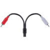 CABO DE ÁUDIO 2 RCA MACHO PARA P2 3.5MM MACHO 28AWG PURO COBRE 2 METROS - P2R35-2 - Imagem 4