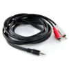 CABO DE ÁUDIO 2 RCA MACHO PARA P2 3.5MM MACHO 28AWG PURO COBRE 2 METROS - P2R35-2 - Imagem 6