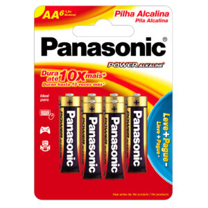 PILHA ALCALINA AA COM 6 LR6XAB/L6P5192