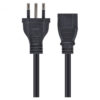CABO DE FORÇA TRIPOLAR PARA FONTE 3X0,75 MM 250V - 3 MTS (10 UN) - Image 3