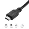 CABO HDMI ULTRA 2.1 28AWG PURO COBRE 8K 1 METRO - PHM21-1 - Imagem 3