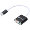 ADAPTADOR FONE DE OUVIDO P2 3.5MM DUAS VIAS PARA USB TIPO C FONE + MICROFONE- ADFMUSBTC - Imagem 2