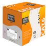 CABO LAN U/UTP 24AWG X 4 PARES CAT.6 CMX CAIXA C/ 305 METROS VERMELHO 100% COBRE 23400207 - Imagem 3