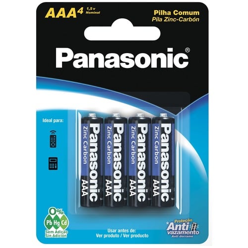PILHA COMUM AAA COM 4 R03UAL/4B400 - Imagem 2