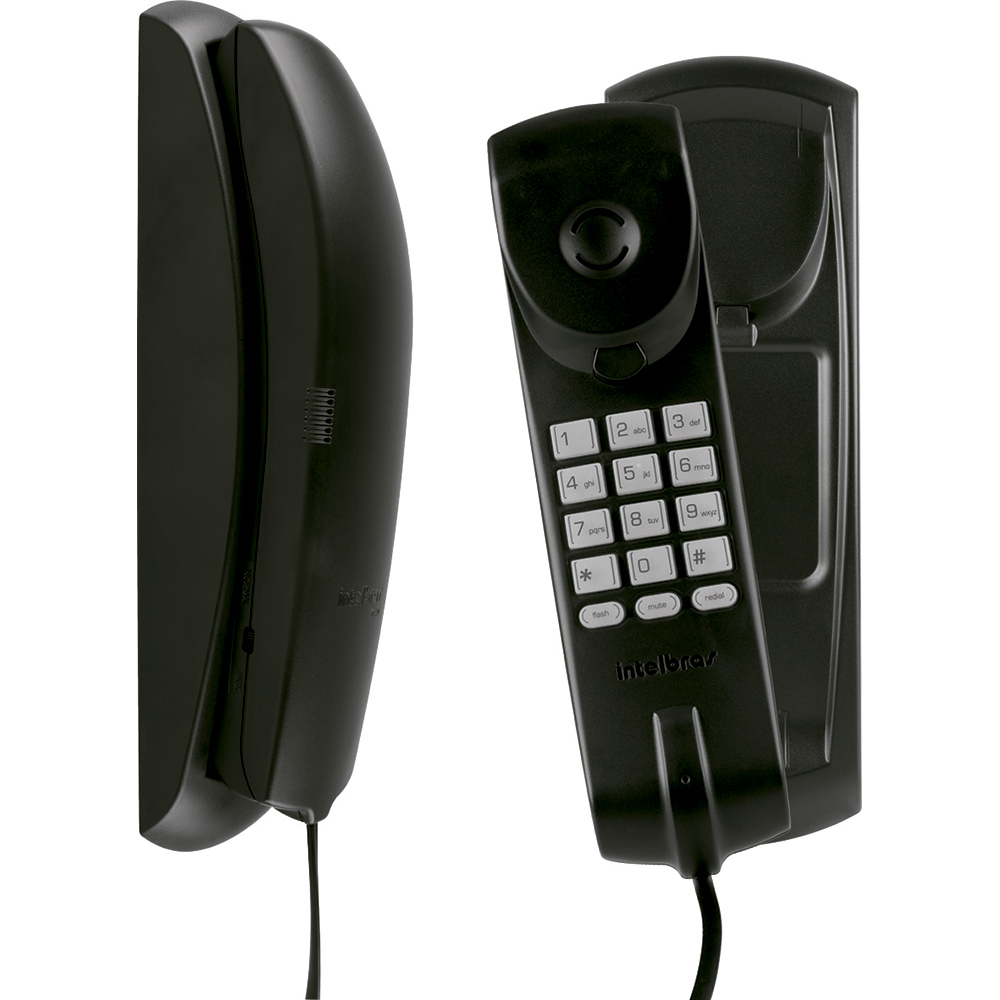 TELEFONE GÔNDOLA COLOR TC 20 PRETO FUNÇÕES FLASH, TOM E REDISCAR - TECLADO LUMINOSO 4090401 - Imagem 3