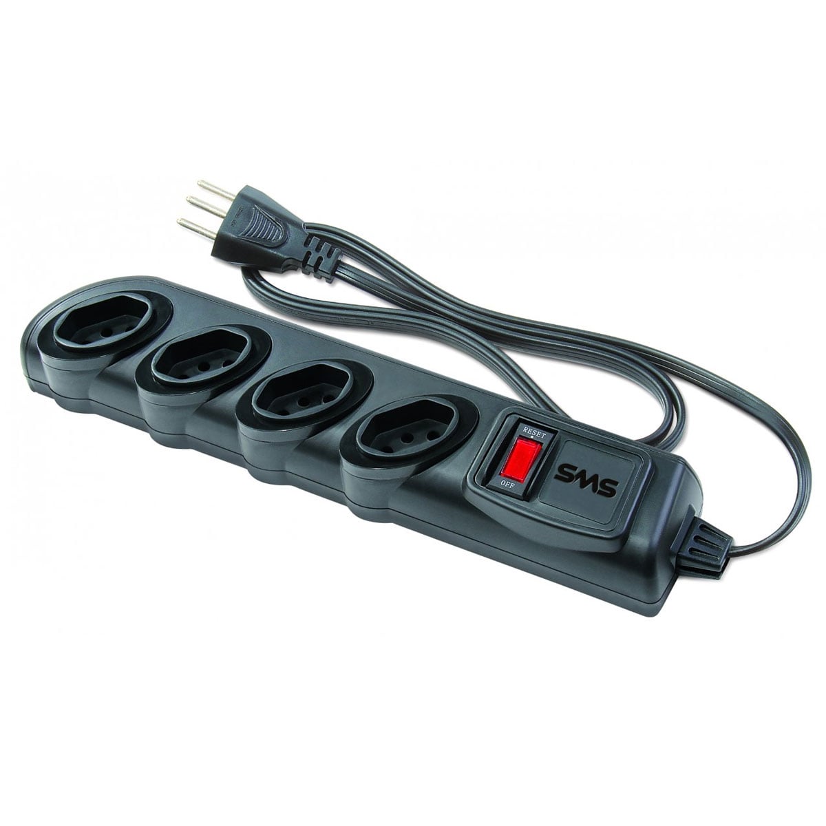 FILTRO DE LINHA SMS BIVOLT 4 TOMADAS CABO 1.3MTS | 62328