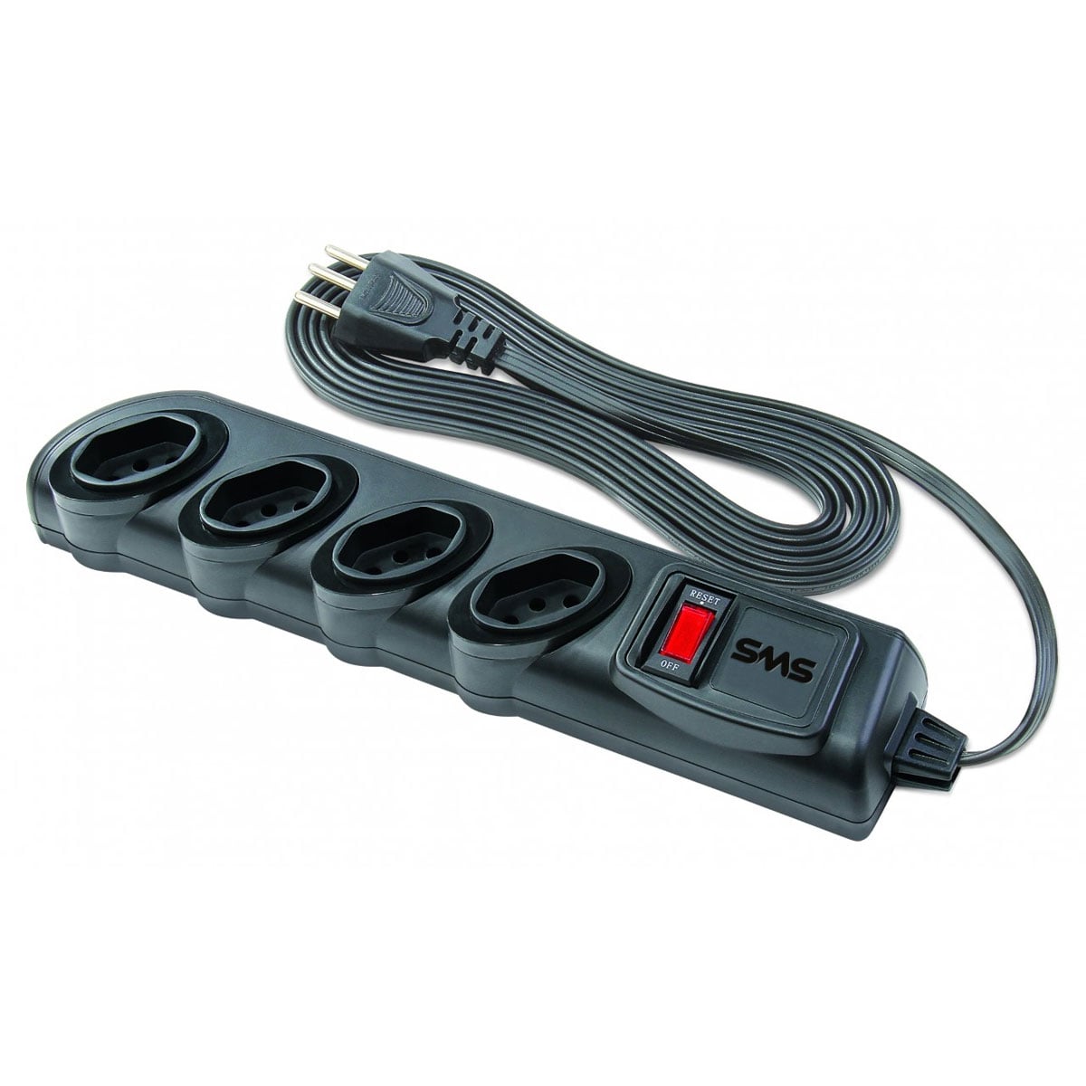 FILTRO DE LINHA SMS BIVOLT 4 TOMADAS CABO 3MTS | 62329