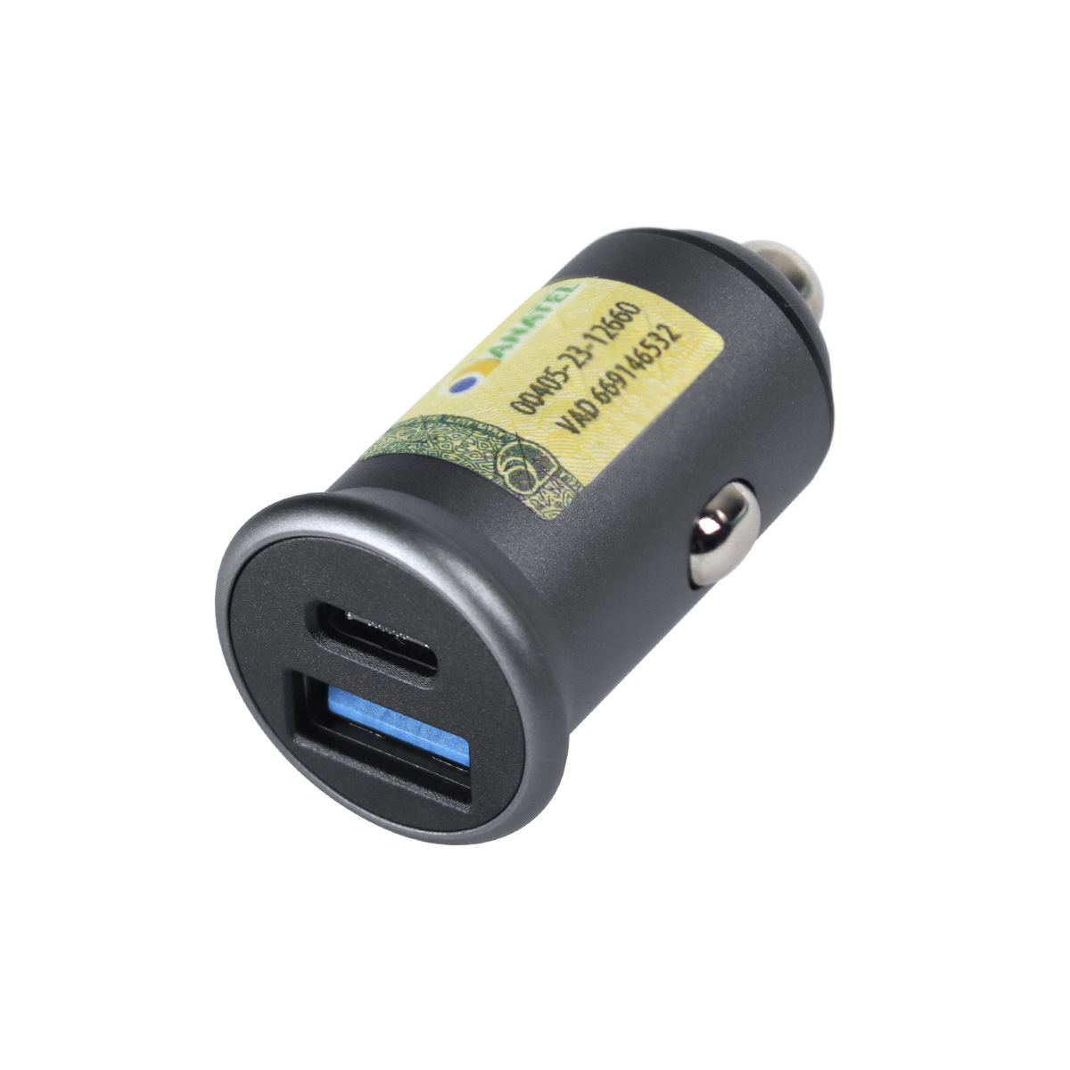 CARREGADOR VEICULAR 48W COM 2 SAIDAS 1 SAIDA USB 12V E 1 SAIDA TIPO-C 9V - Imagem 3