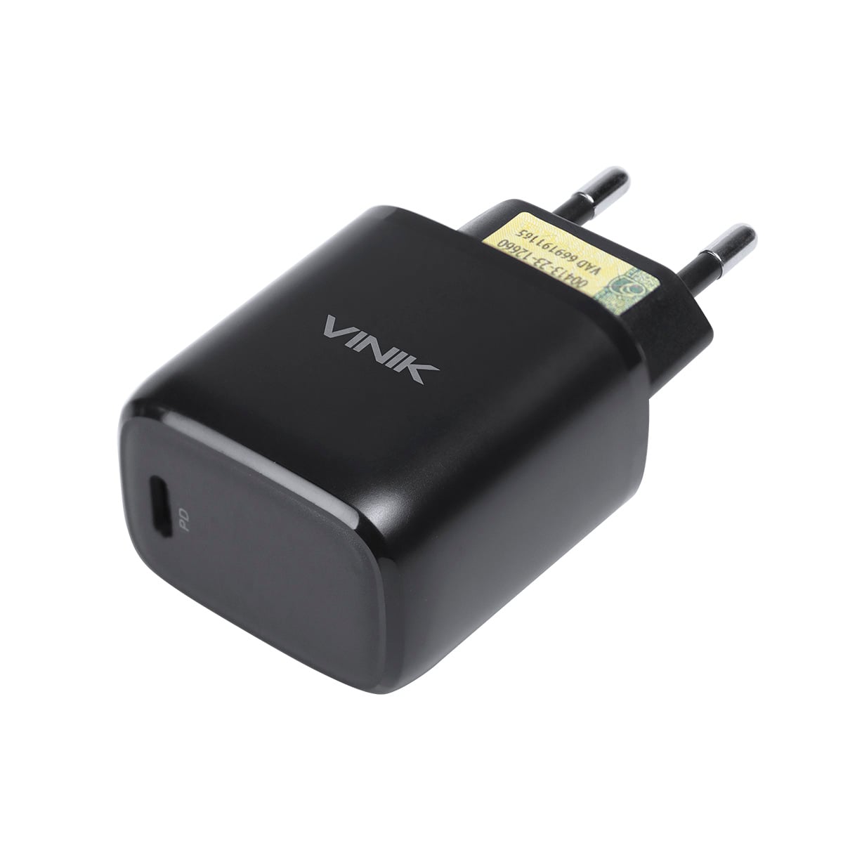 CARREGADOR DE PAREDE 20W COM 1 SAIDA TIPO C 12V - PRETO - Imagem 2