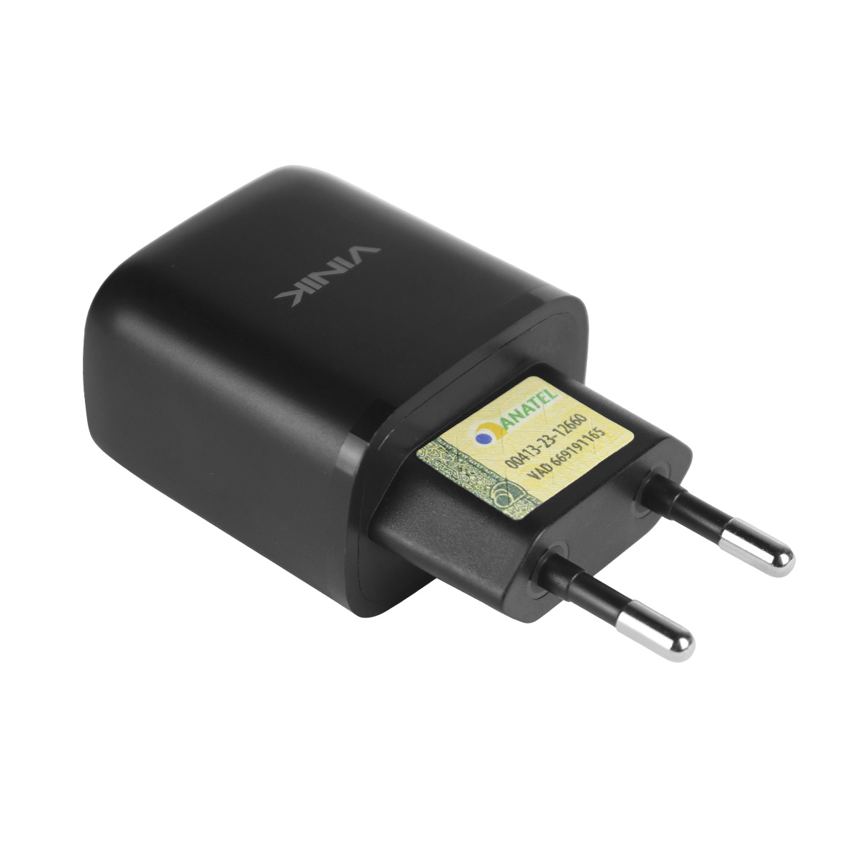 CARREGADOR DE PAREDE 20W COM 1 SAIDA TIPO C 12V - PRETO - Imagem 3