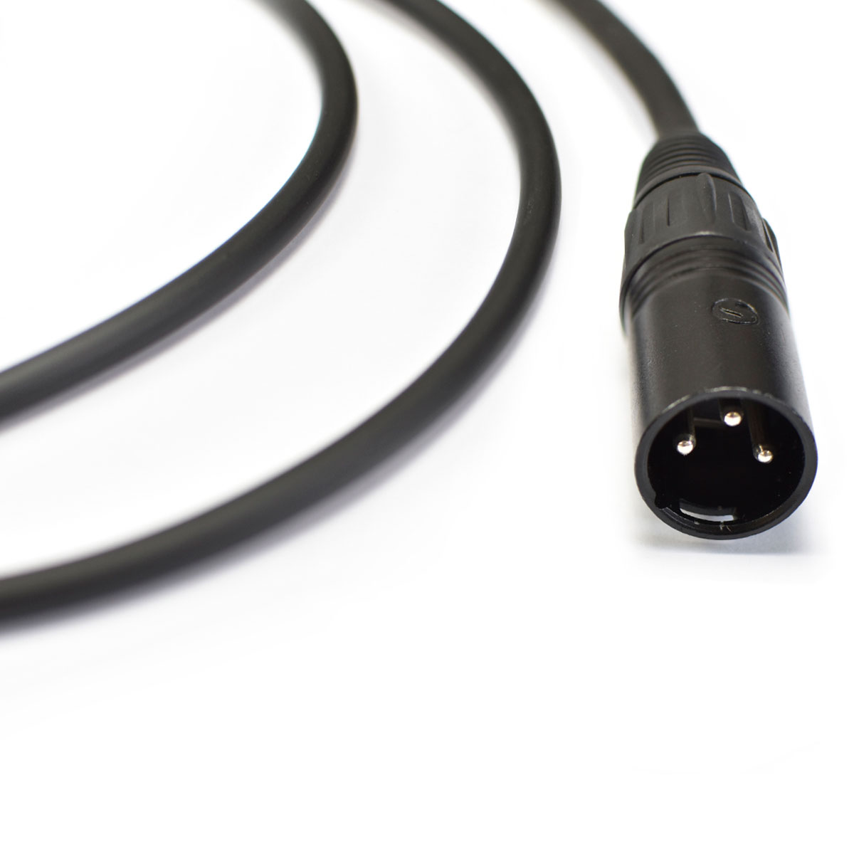 CABO PARA MICROFONE XLR M / XLR F NINJA LW 30FT 9,15M PRETO - Imagem 2