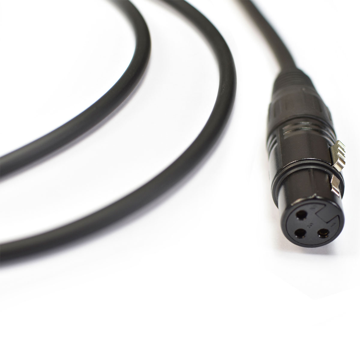CABO PARA MICROFONE XLR M / XLR F NINJA LW 30FT 9,15M PRETO - Imagem 3