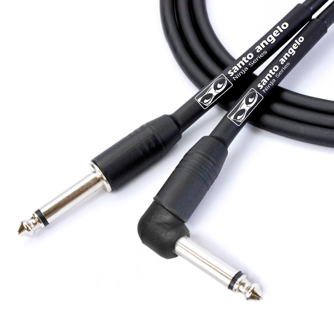 CABO DE MICRF. NINJA L CABLE 0,20 MM P10/P10 90° 30FT 9,15M PRETO